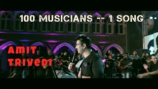 100 Musicians | One song | A grand performance | Amit Trivedi |Love you zindagi | St.Xaviers