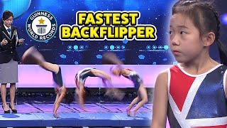 Most Handsprings in One Minute - Guinness World Records