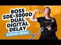 Boss SDE-3000D Dual Digital Delay - Sound Demo