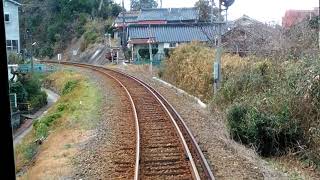 三江線の前面展望江津本町〜江津