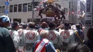 人形町三丁目西町会　大神輿町内渡御　椙森神社　例大祭２０１５　２０１５．５．１５