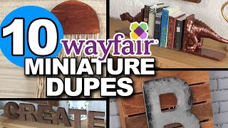 Wayfair Home Decor Dupes in Miniature Hacks