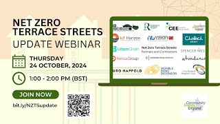 Net Zero Terrace Street (NZTS) Update Webinar - 24 Oct 2024 - Recording