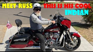 Meet My Buddy Russ and his 2020 Indian Chieftain Elite. Indian VS. Harley