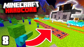 I Built the Most SECURE Base in Minecraft Hardcore!