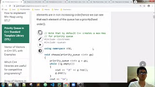 DSA Review | Part 30: Priority Queue/Heap Code Implementation(C++,Java,Python)
