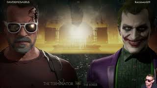 MK11 gameplay THE TERMINATOR VS Joker  season of blood