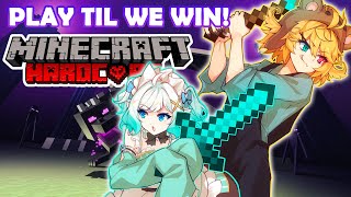 【MINECRAFT HARDCORE TIL WE WIN with @Dokibird】the realest test of our friendship【Maid Mint Fantome】