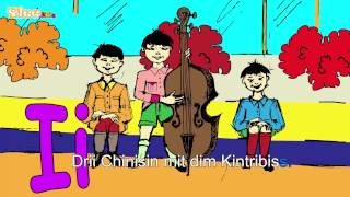 Drei Chinesen mit dem Kontrabass - Deutsch lernen mit Kinderliedern - Yleekids Deutsch lernen