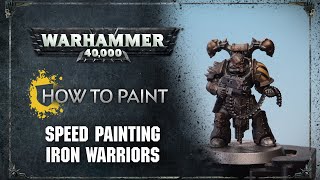 How to Paint: Speed Painting Iron Warriors