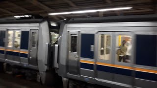 207系H6編成＋S30編成普通高槻行き 西宮名塩駅発車