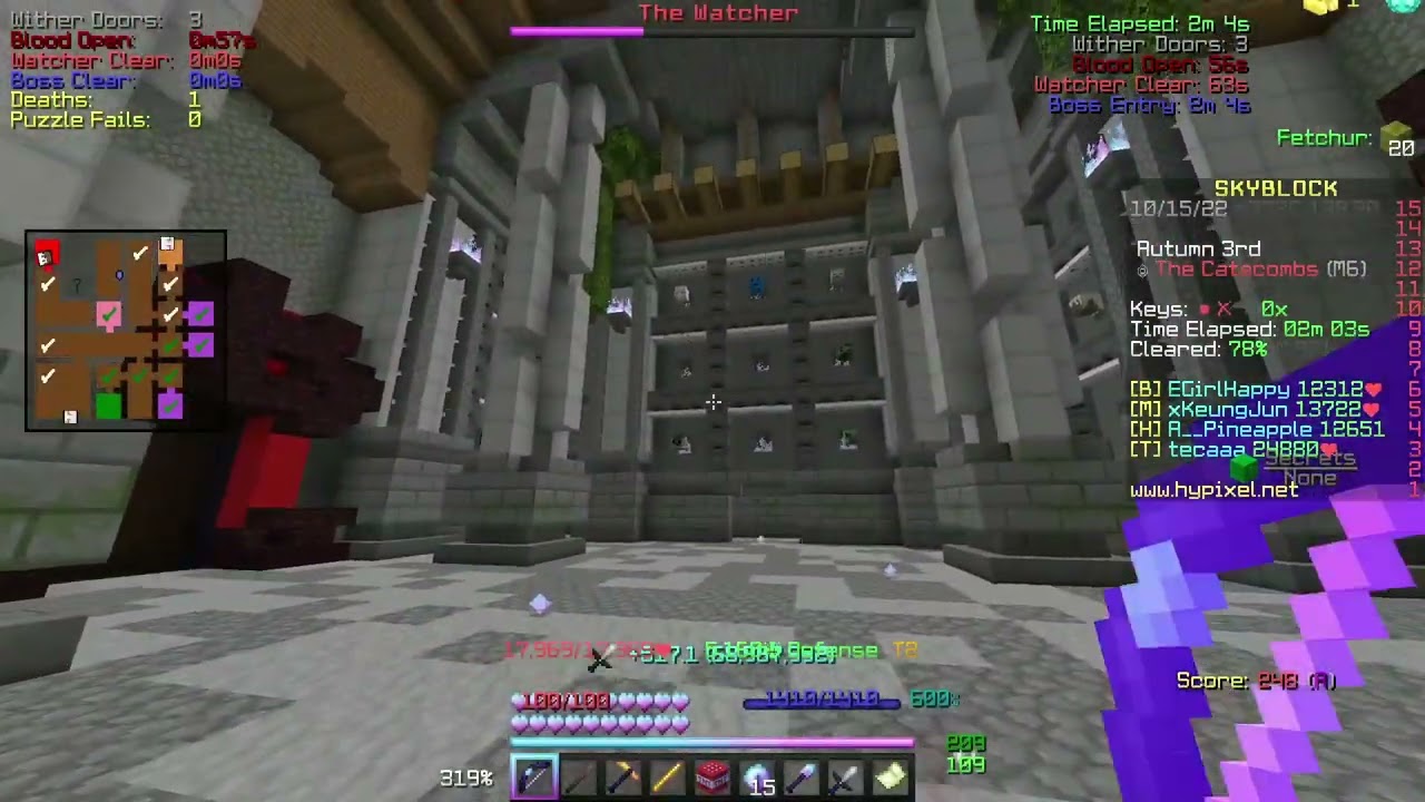 M6 Archer Pov Hypixel Skyblock Youtube