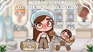 MORNING ROUTINE AS A SKINCARE SHOP SALES LADY * AVATAR WORLD NEW UPDATE