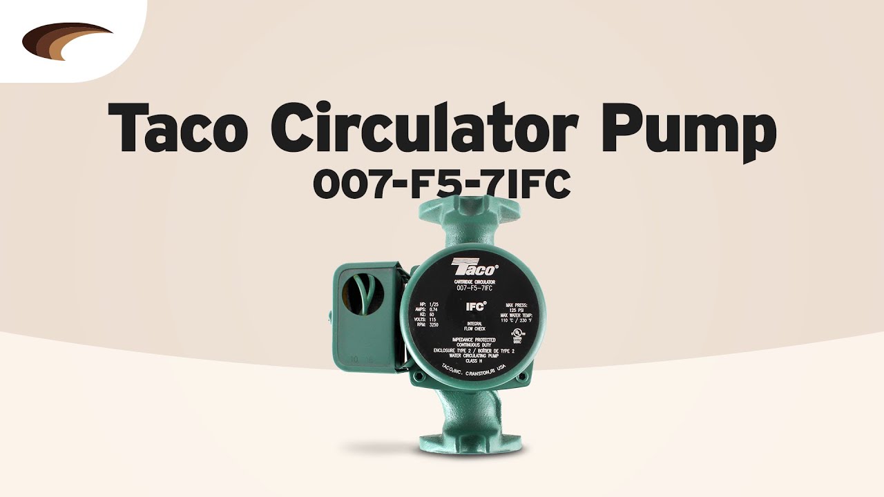 Taco 007 F5 Ifc Circulator Pump