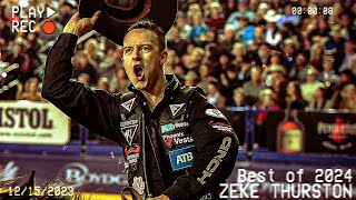 Reigning World Champion Zeke Thurston's Top Saddle Bronc Rides of 2024 | Best of 2024