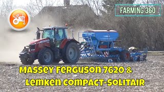 Seeding 2021 | Massey Ferguson 7620 \u0026 Lemken Compact-Solitair 9/400 H