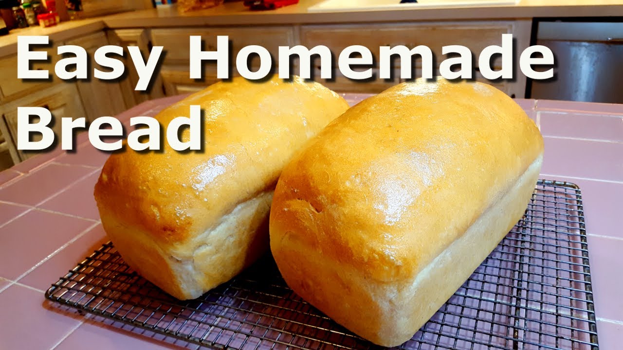 Homemade Bread For Beginners Easy Youtube