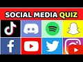 guess the logo challenge 💯 ||  can you guess the social media logo quiz | #video #youtube #logo