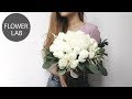 How to make Classic Round White bouquet | DIY Wedding Bouquet