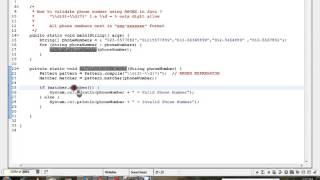 HOW TO VALIDATE PHONE NUMBER USING REGEX IN JAVA