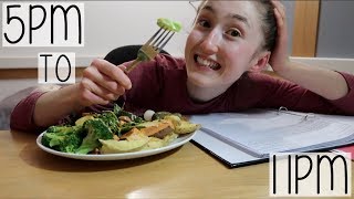 BUSY UNIVERSITY EVENING ROUTINE! LECTURES, DANCE, STUDYING & COOKING | WINTER EDITION 2018