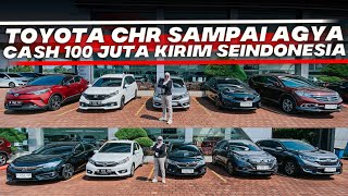 HARGA MOBIL BEKAS TOYOTA AGYA CHR HYBRID SAMPAI HONDA CRV MURAH BANTING HARGA SHOWROOM BERGARANSI