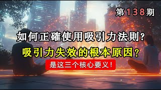 如何在生活中有效运用吸引力法则？绝大多数人之所以无法成功运用吸引力，根本原因在于忽视了这三个关键要点！#能量#業力 #宇宙 #精神 #提升 #靈魂 #財富 #認知覺醒 #修行