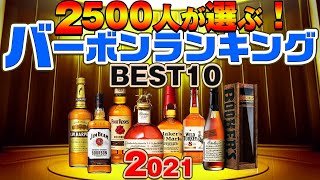 [ベスト10] 2500人が選ぶ！最強のバーボンランキング2021：後編 [ウイスキー]