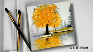 How to Paint a Beautiful Autumn Scene | Step by Step