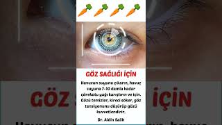 Havuç suyunun göze faydası #shortsvideo #viral #doğaltedavi