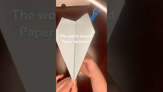 THE WORLDS BEST PAPER PLANE #tutorial #funny #football #tricks