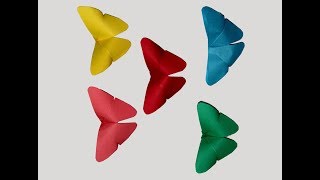 Paper crafts : How to fold a butterfly out of paper | SEF Entertainment