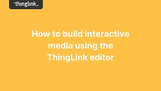 How to build interactive images in ThingLink