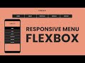 How to Create Simple Responsive Menu Using Flexbox