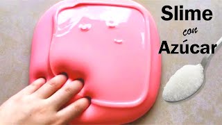 Slime con Azúcar Sin Pegamento 💦👅 Cómo hacer Slime con Azúcar y Harina sin pegamento ni bórax !