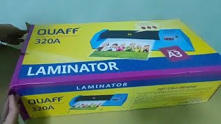 A3 Quaff Laminator Hot/cold/Reverse | Unboxing + Review