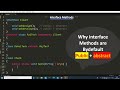 interface methods in java | Learn Coding