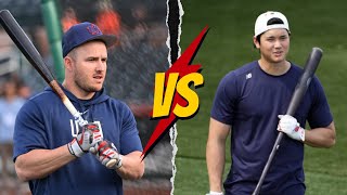 Shohei Ohtani & Mike Trout Strength Training & Batting Practice for WBC 2024