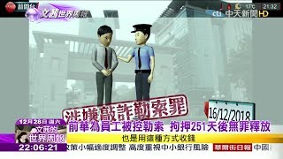 2019.12.28【文茜世界周報】前華為員工被控勒索　拘押251天後無罪釋放