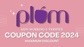 Plum Coupon Code 2024💥Plum Promo Code 2024💥Plus Discount Code 2024💥Plum Goodness