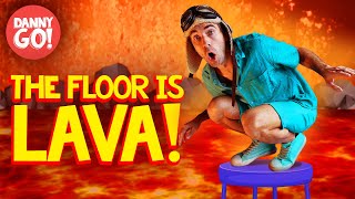 "The Floor is Lava Dance!" 🌋 /// Danny Go! Kids Brain Break Activity Songs
