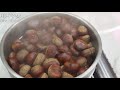 k food｜how to peel sweet chestnuts easily. i ll tell you how to eat sweet chestnuts easily🌰✌🧡