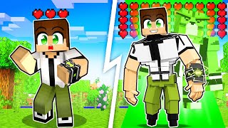 BEN 10 OMNİTRİX GELİŞİM SEVİYELERİ! (SÜPER KAS) - Minecraft