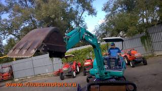 Тест драйв японского миниэкскаватора Komatsu PC25 1E   6507