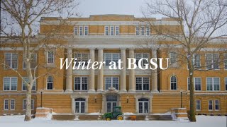 Relaxing music with winter scenes at BGSU | #AlwaysBG