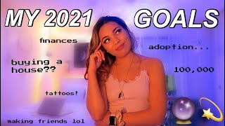 My 2021 Goals/Resolutions + 2020 Reflection (how i made EVERY goal COME TRUE) Let's MANIFEST BABY 🔮💫