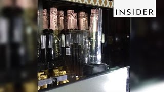 A champagne vending machine exists and it's the best thing ever