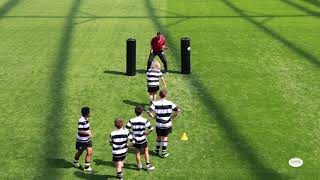 Rugby Drills | Rapid Reaction Tackling | Leslie Rugby