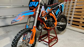 Graphics Install on 2021 KTM 85 SX (Watch Ending)