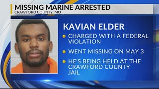 Fort Leonard Wood missing marine arrested